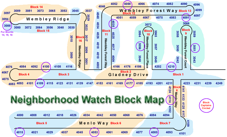 Neighborhood Watch Block Map